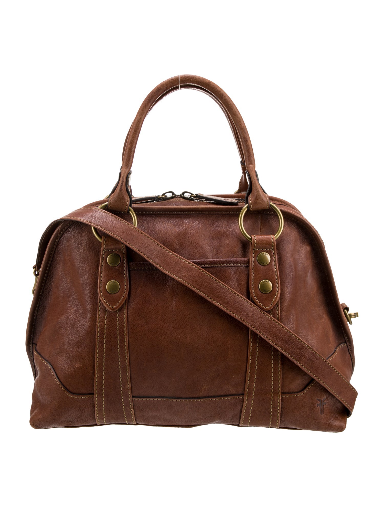 Frye Leather Top Handle Bag
