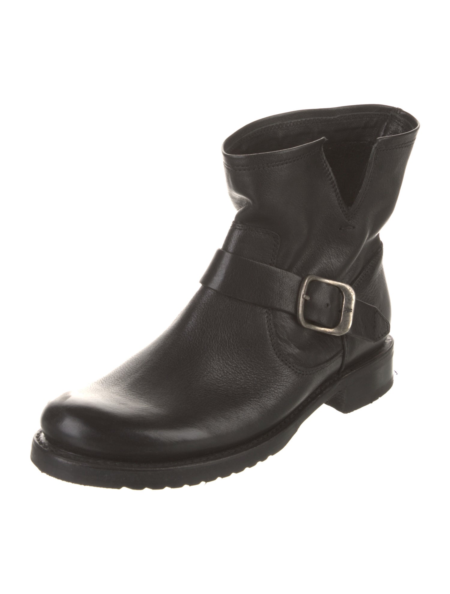 Frye Leather Moto Boots