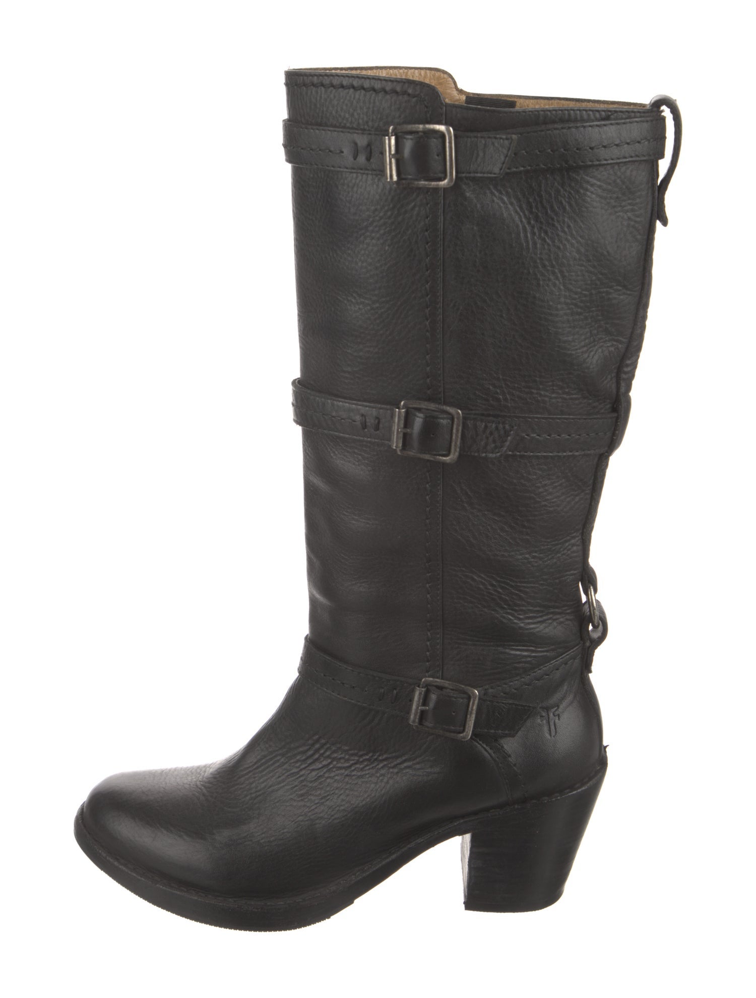Frye Leather Moto Boots