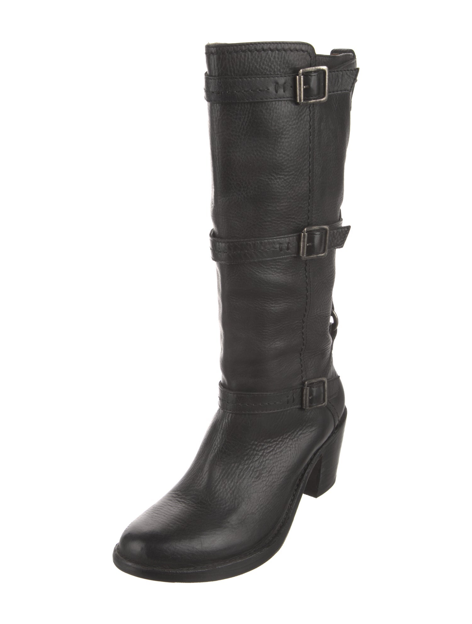 Frye Leather Moto Boots