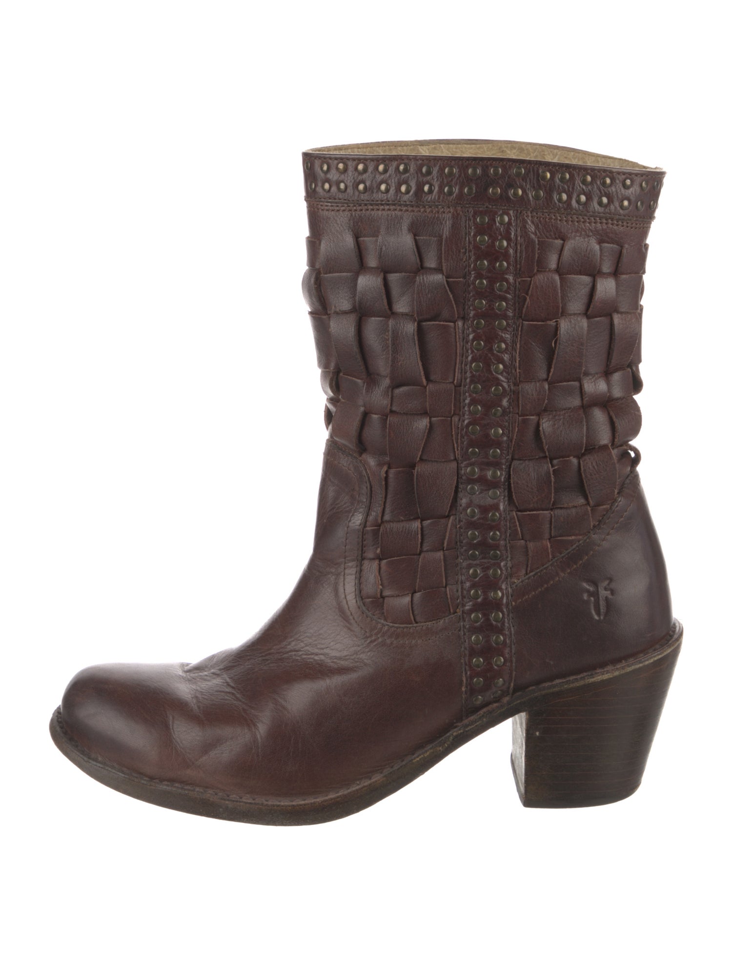 Frye Leather Moto Boots