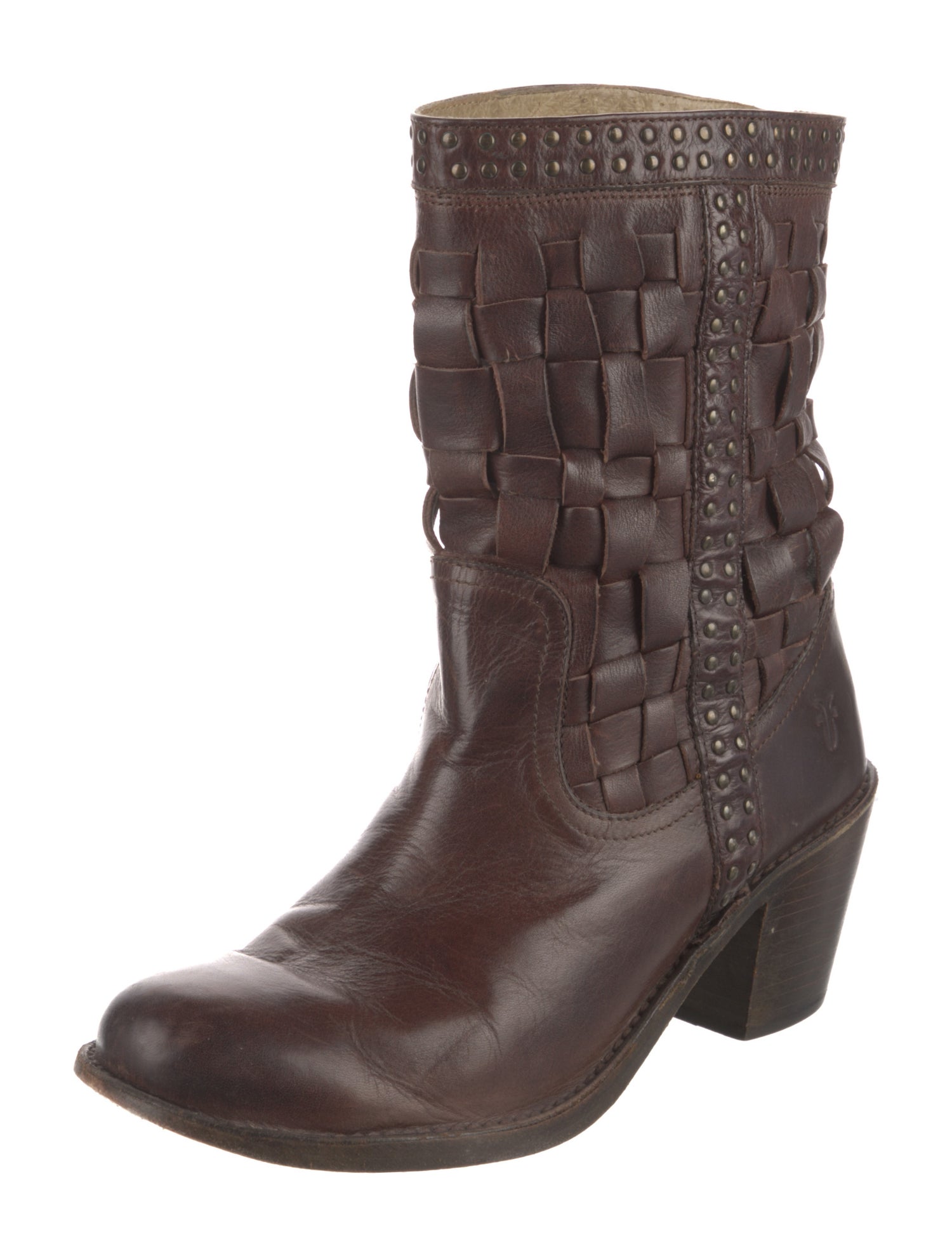 Frye Leather Moto Boots