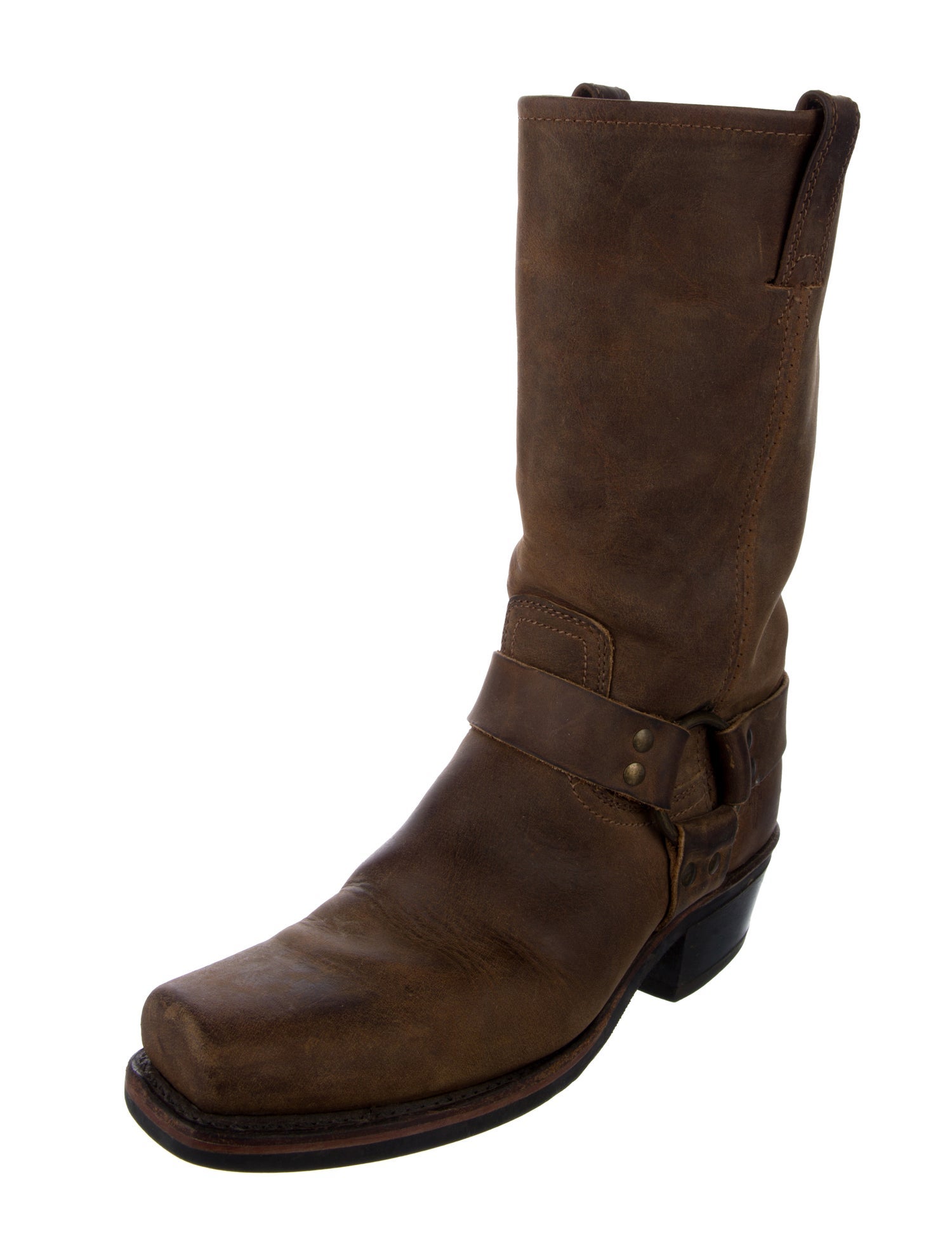 Frye Leather Moto Boots