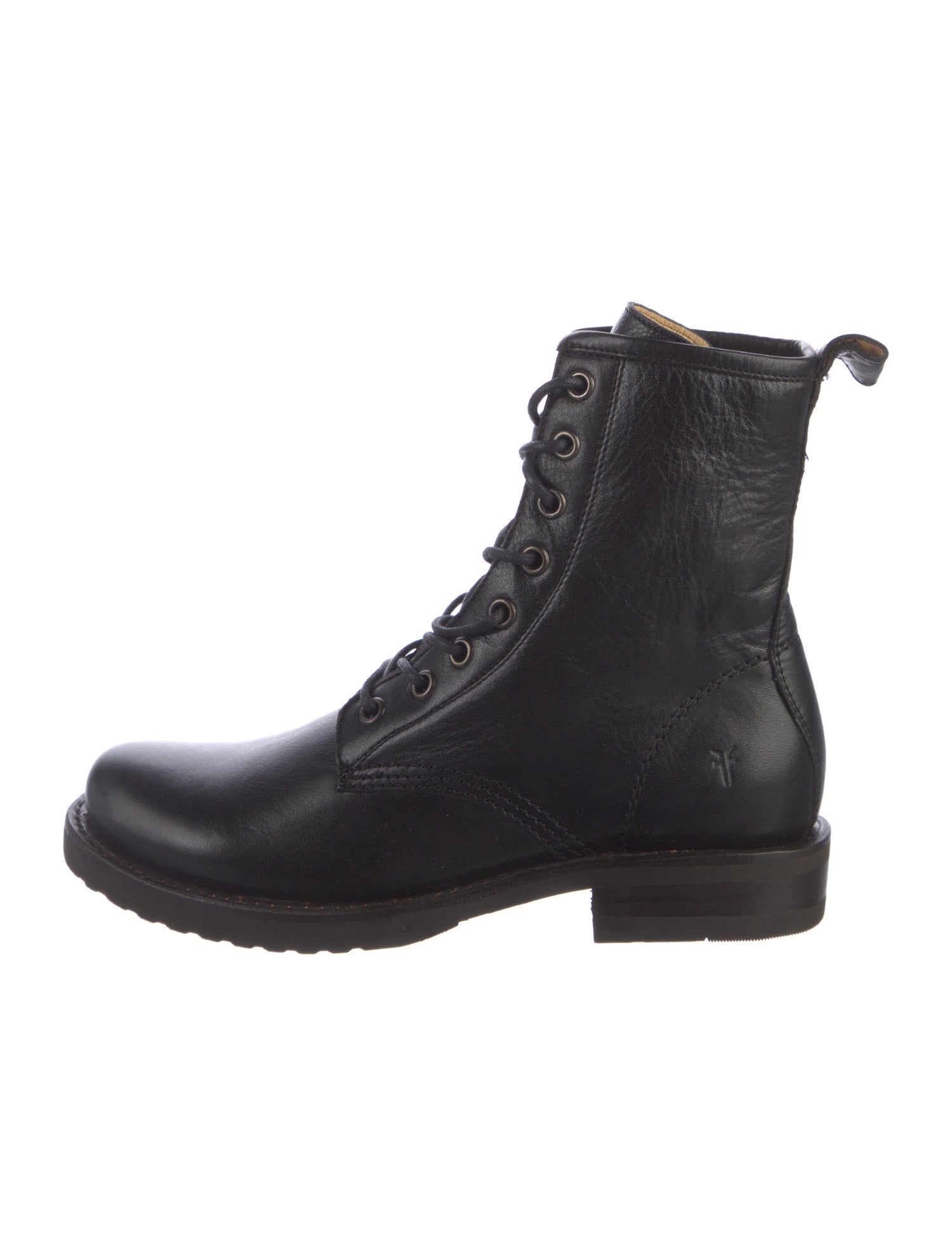 Frye Leather Combat Boots