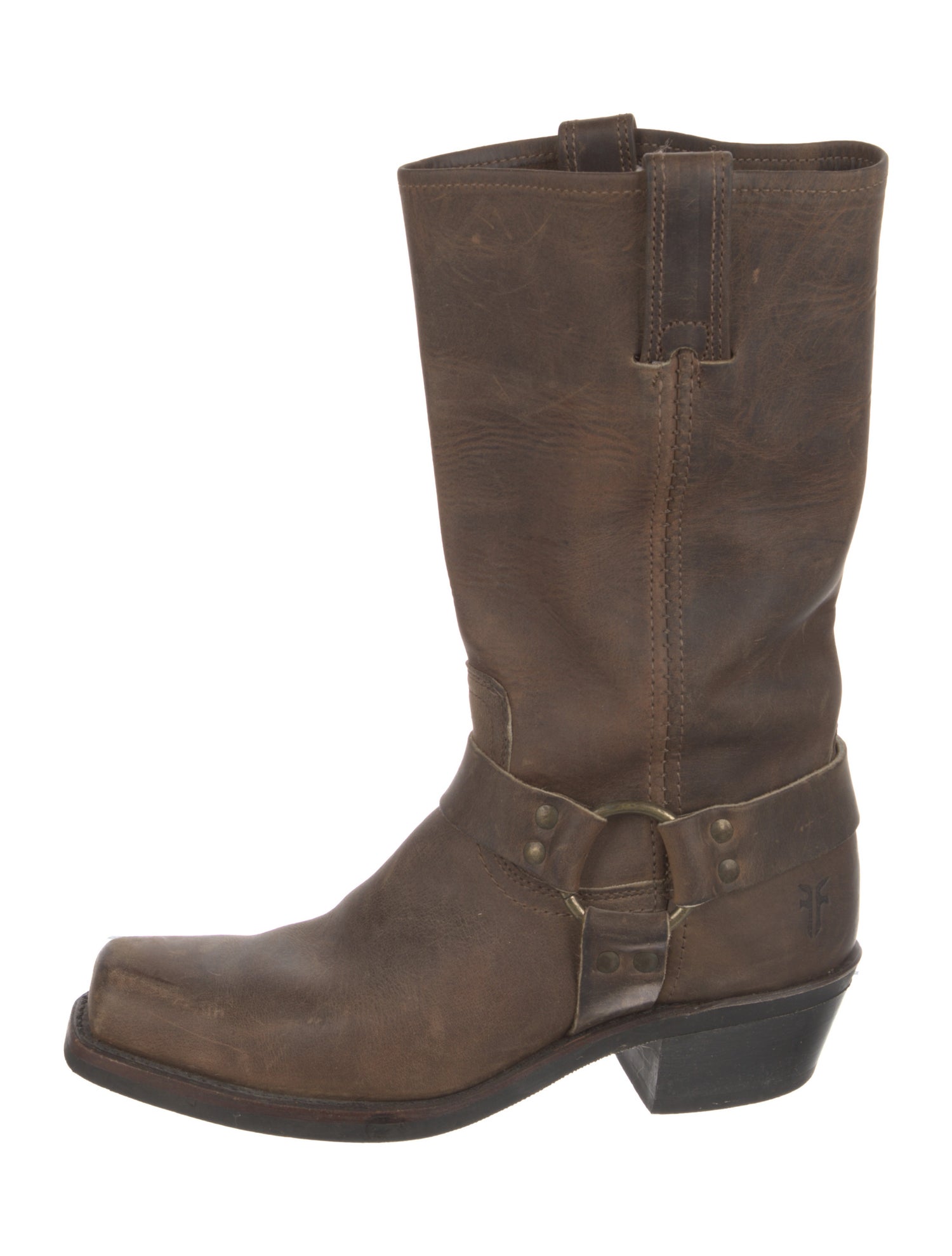 Frye Leather Moto Boots