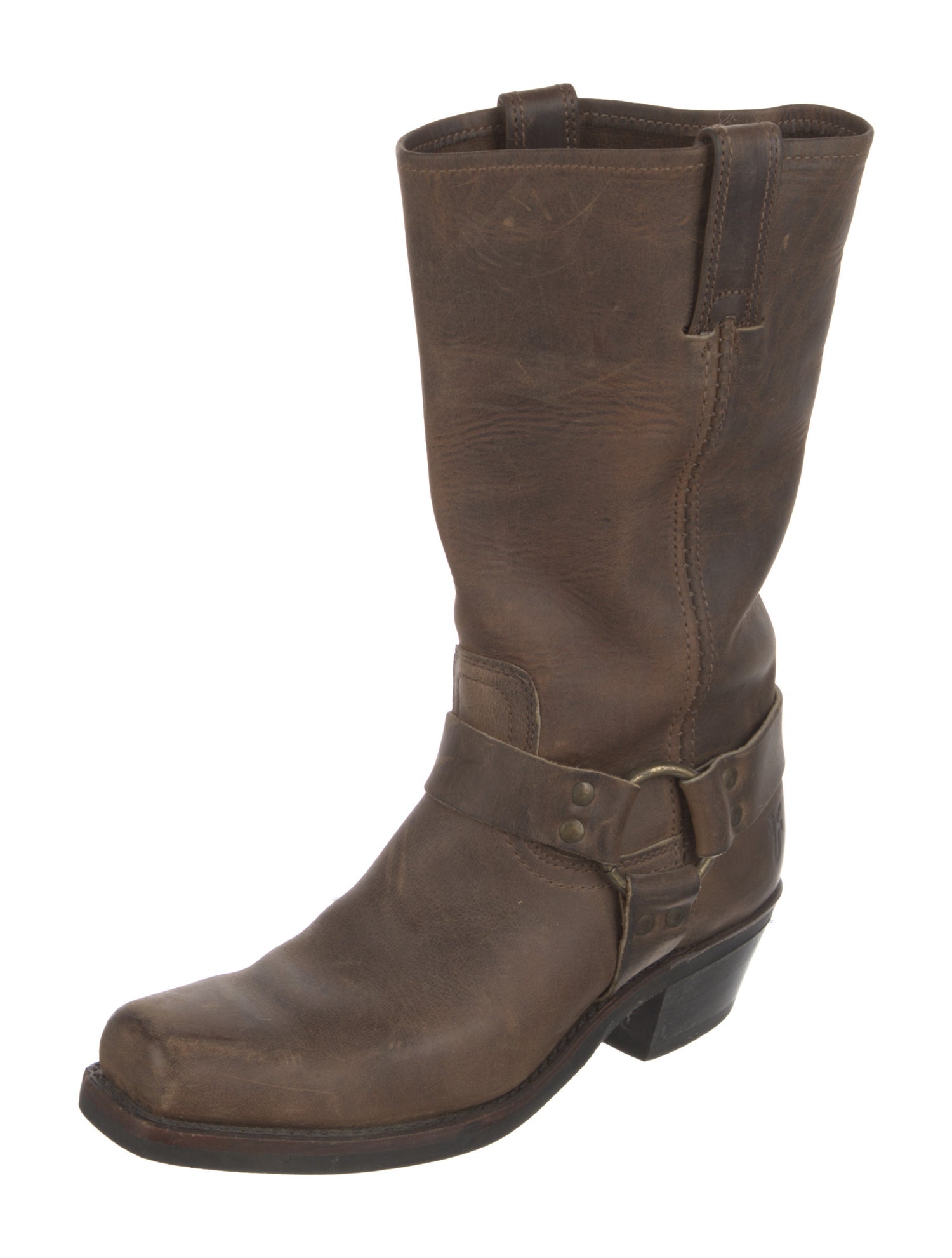Frye Leather Moto Boots