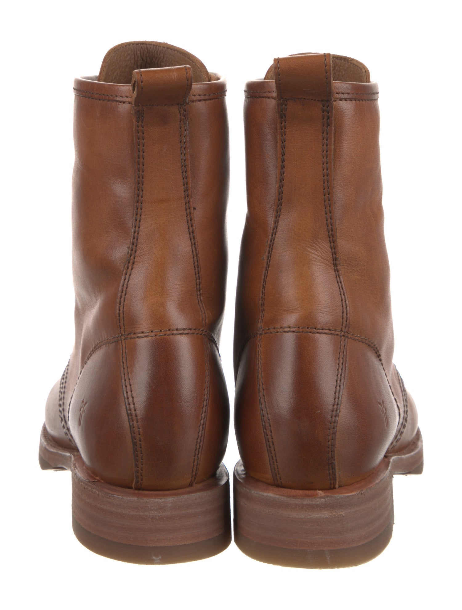 Frye Leather Combat Boots