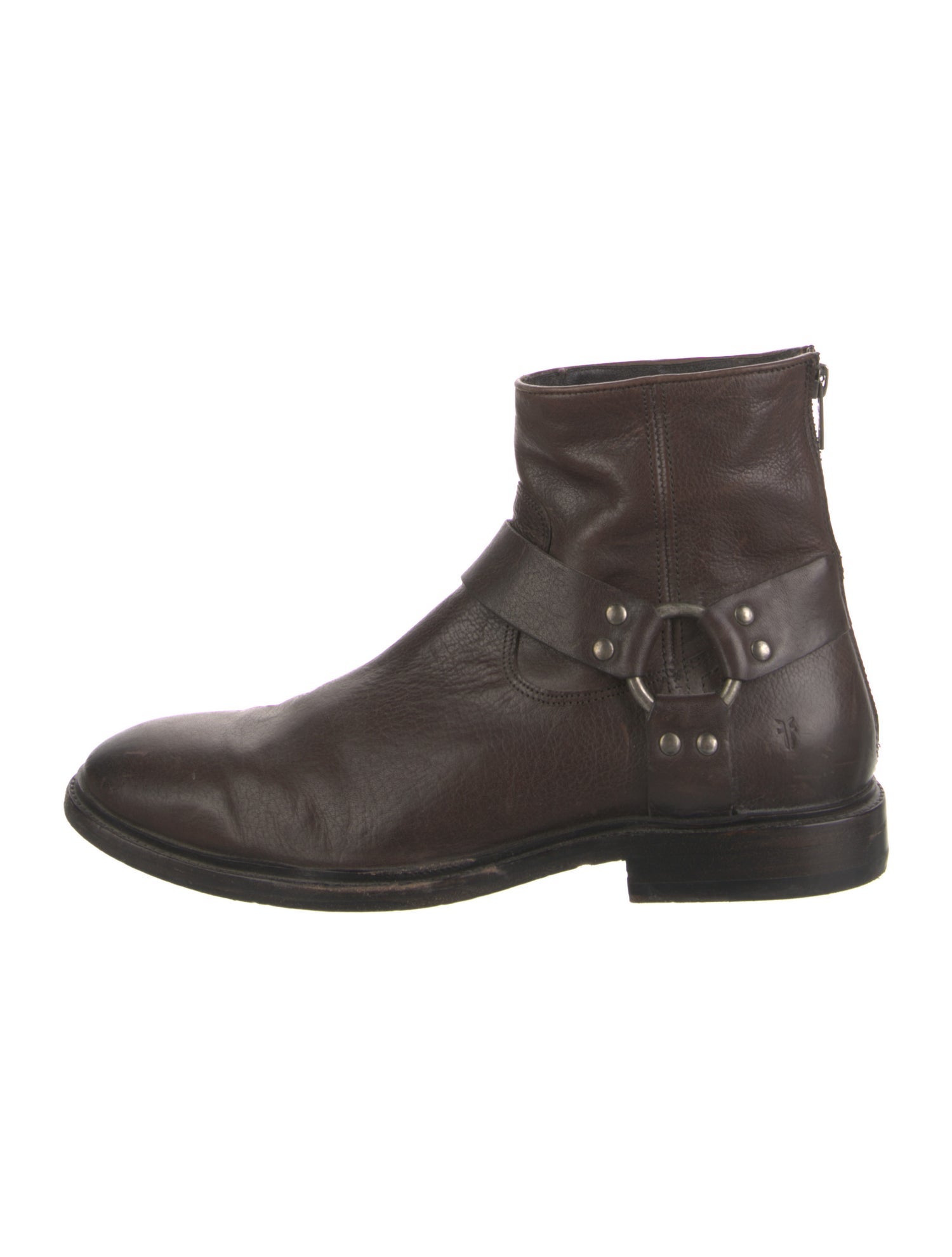 Frye Leather Studded Accents Boots