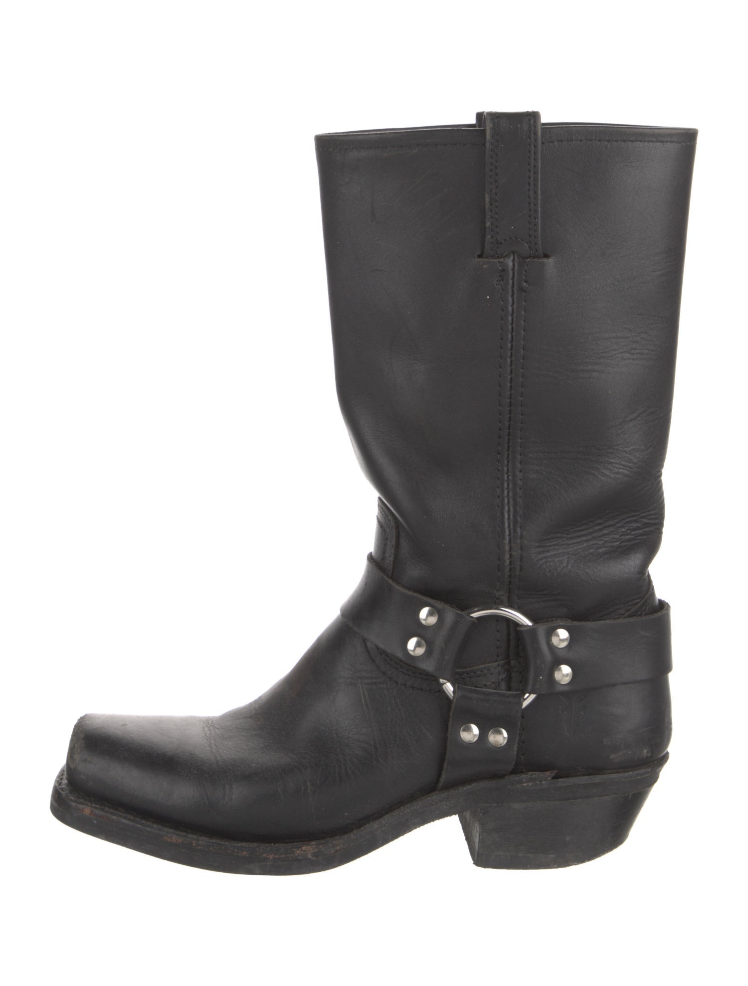 Frye Leather Moto Boots