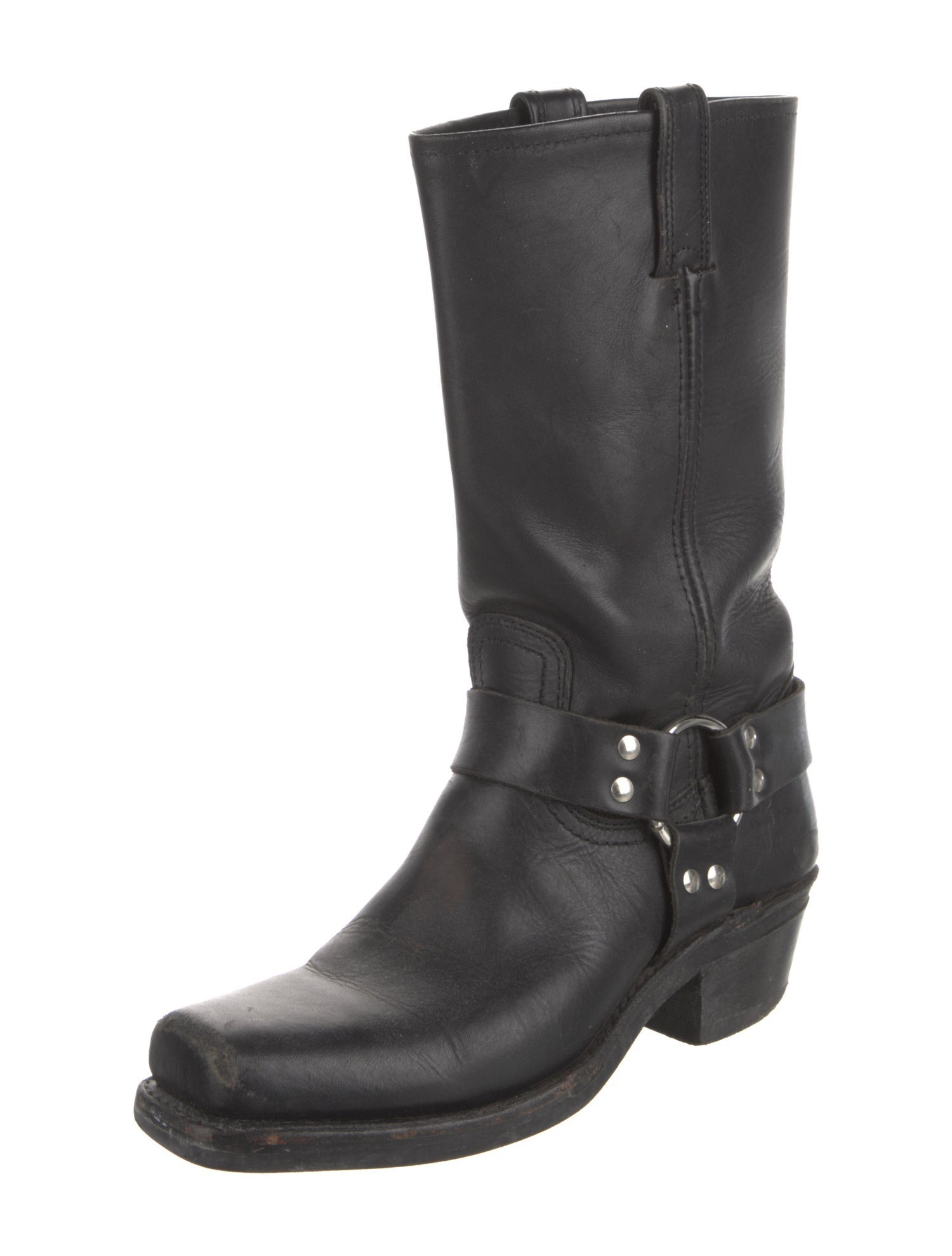 Frye Leather Moto Boots