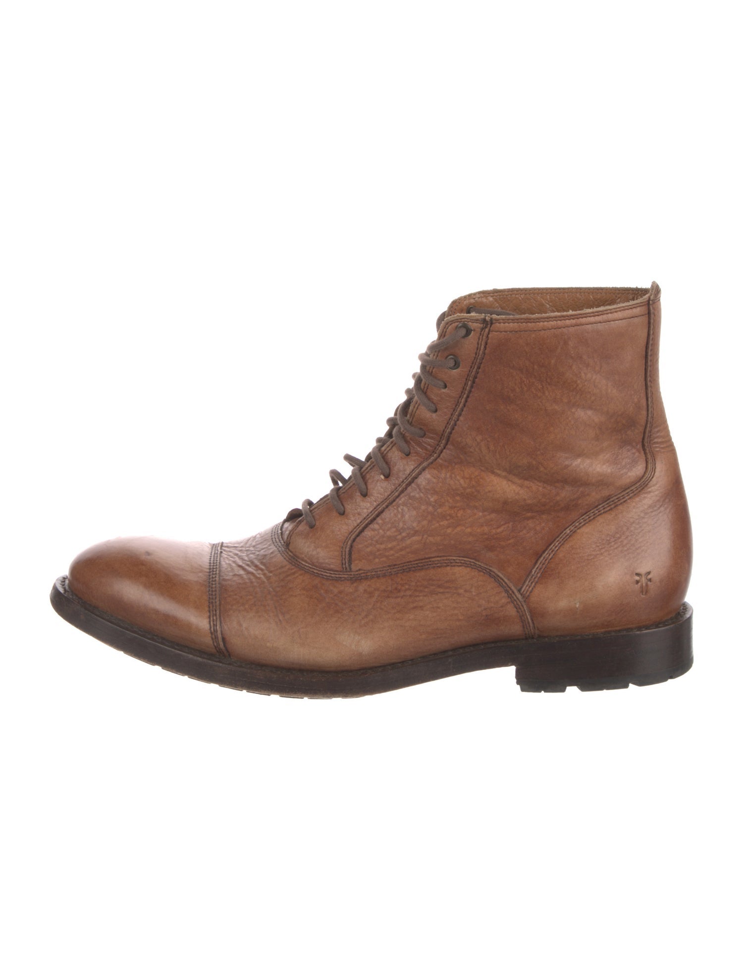 Frye Leather Lace-Up Boots