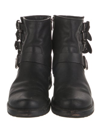 Frye Leather Moto Boots