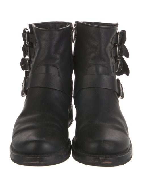 Frye Leather Moto Boots