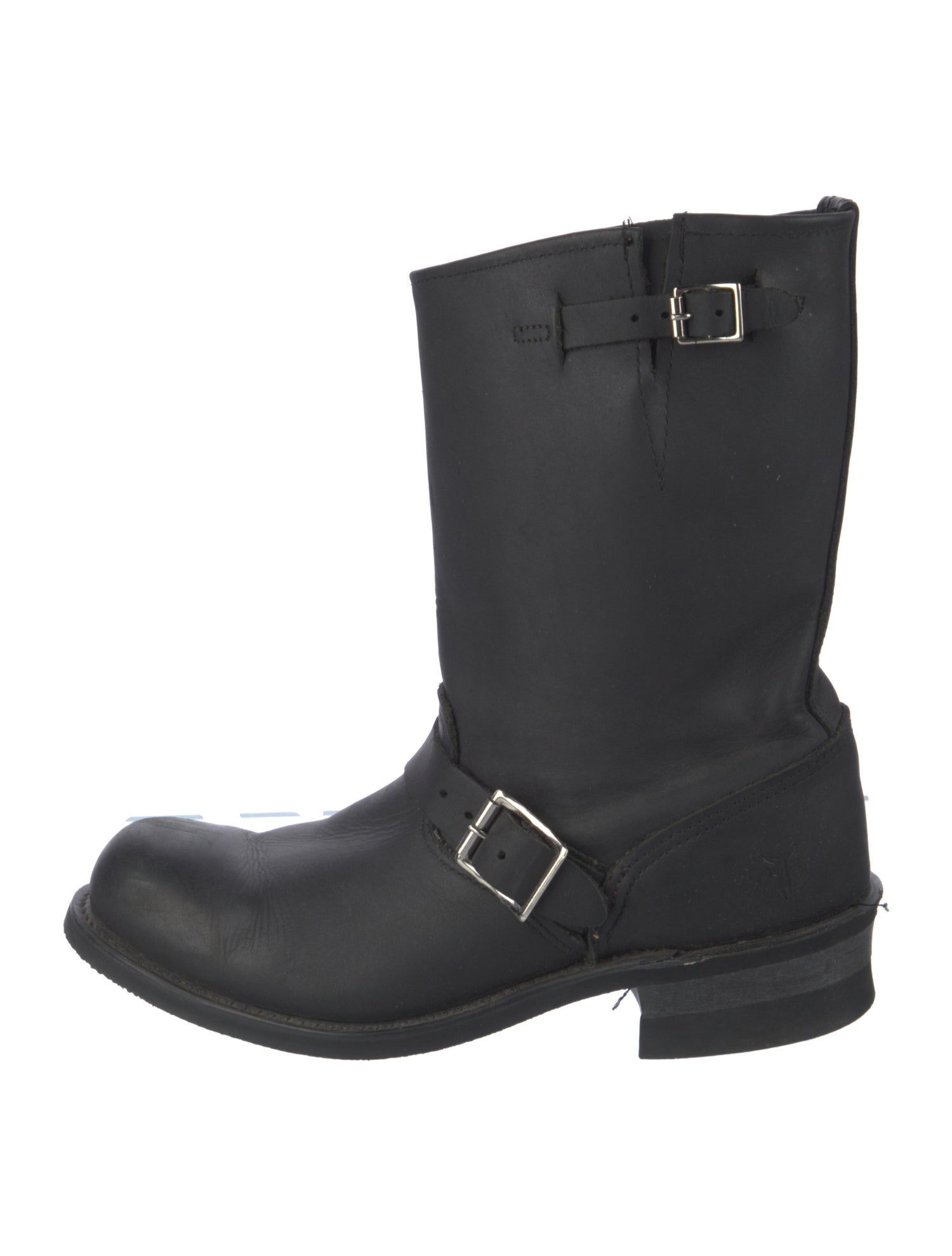 Frye Leather Moto Boots