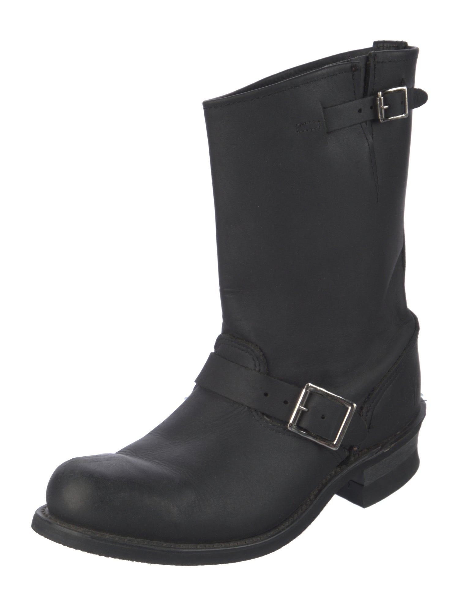 Frye Leather Moto Boots