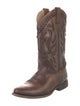 Frye Leather Patterned Western Boots