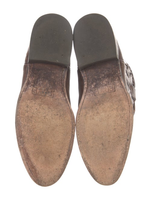 Frye Leather Patterned Western Boots
