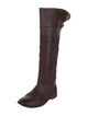 Frye Leather Whipstitch Trim Riding Boots