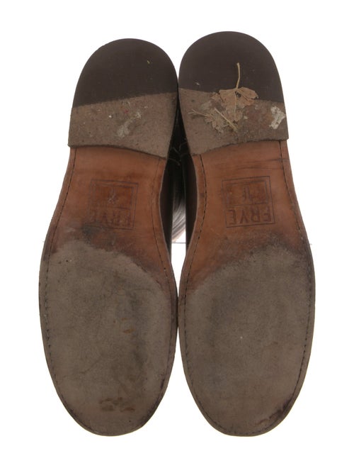 Frye Leather Whipstitch Trim Riding Boots