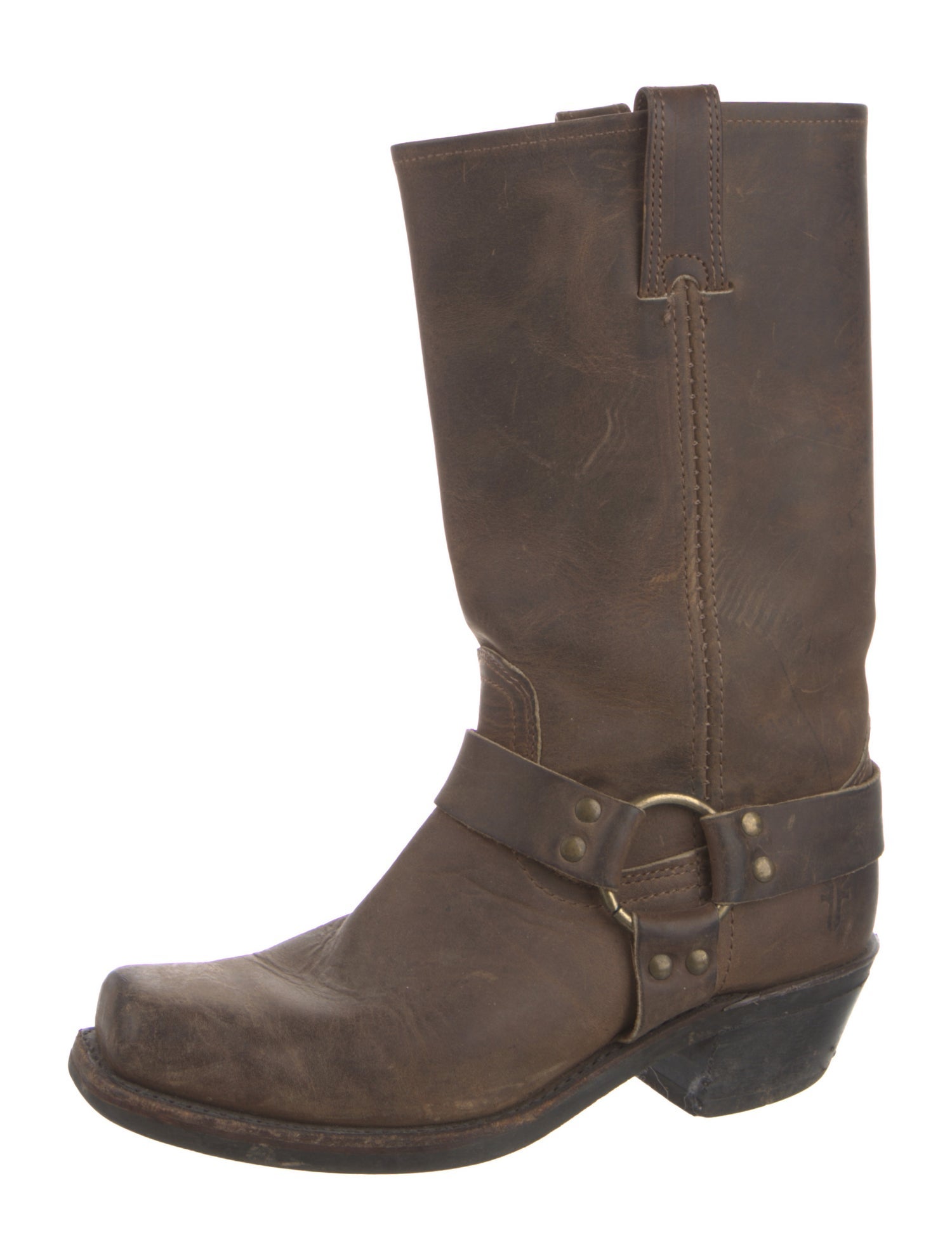 Frye Leather Moto Boots