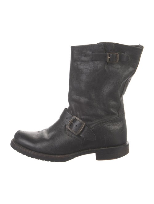 Frye Leather Moto Boots