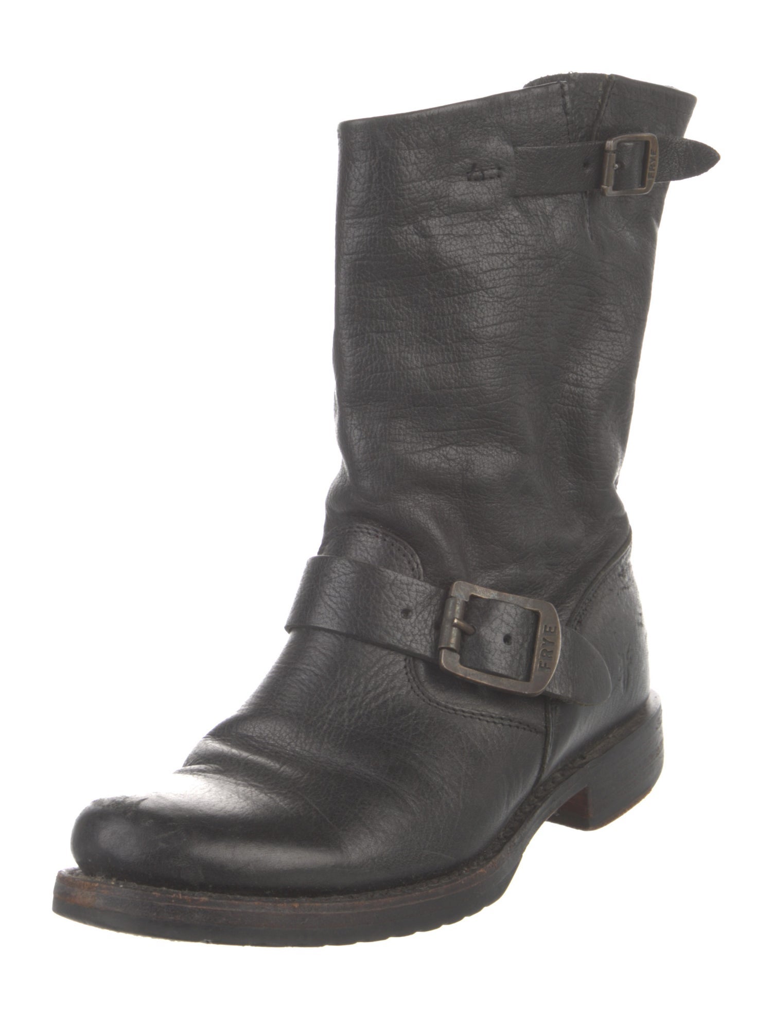 Frye Leather Moto Boots