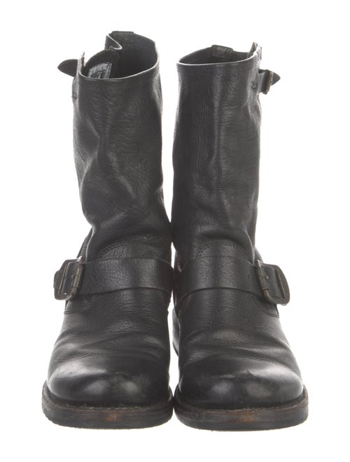 Frye Leather Moto Boots