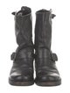 Frye Leather Moto Boots