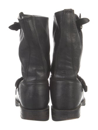 Frye Leather Moto Boots