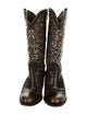 Frye Leather Patterned Western Boots