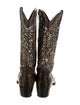 Frye Leather Patterned Western Boots