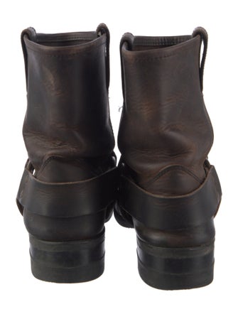 Frye Leather Moto Boots