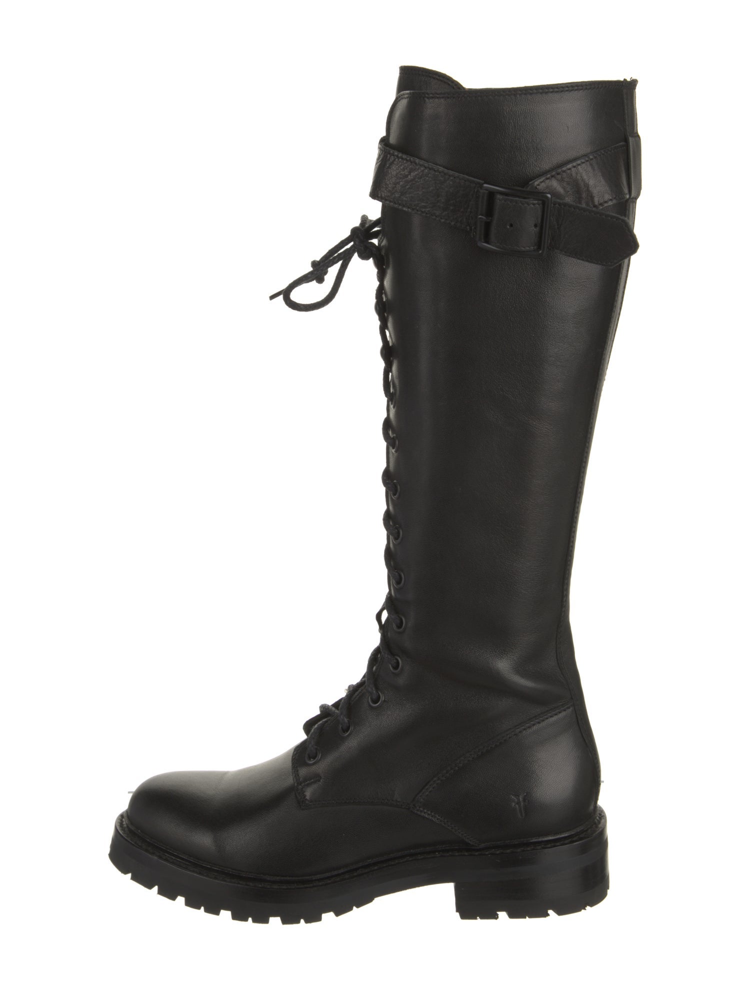 Frye Leather Combat Boots