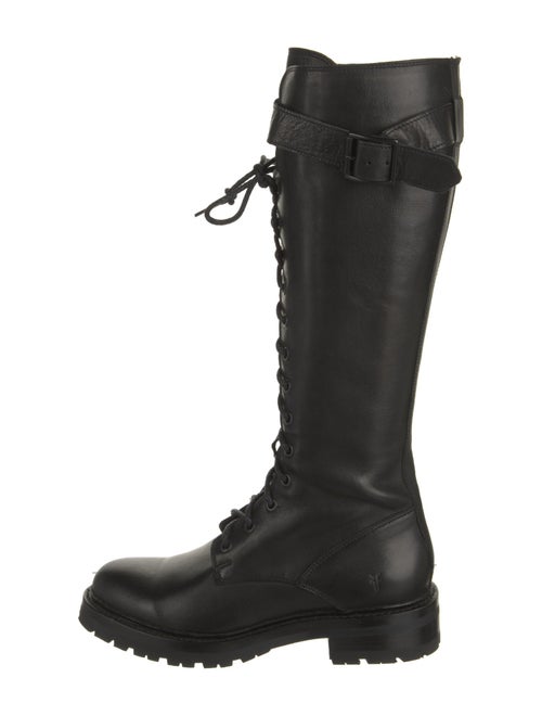 Frye Leather Combat Boots