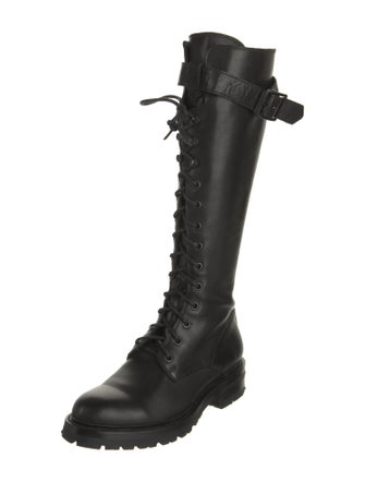 Frye Leather Combat Boots