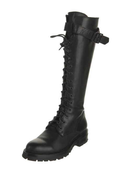 Frye Leather Combat Boots