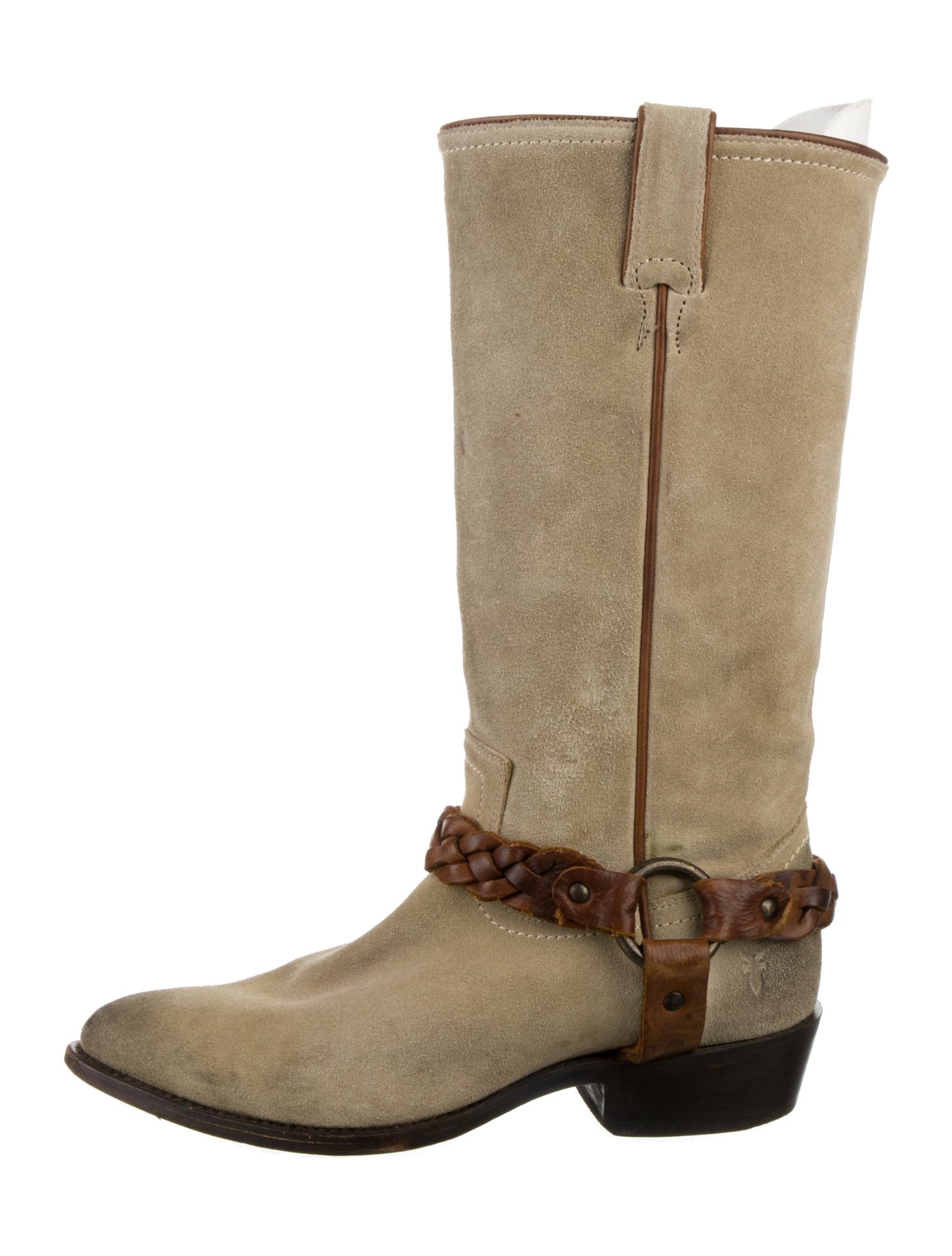 Frye Suede Western Boots