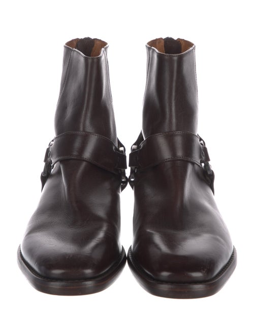 Frye Leather Moto Boots