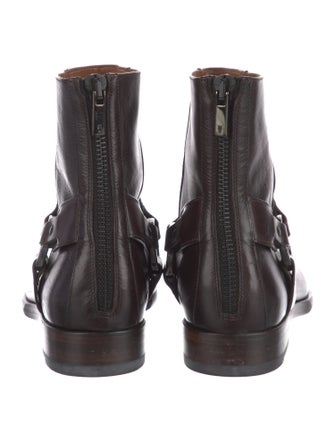 Frye Leather Moto Boots