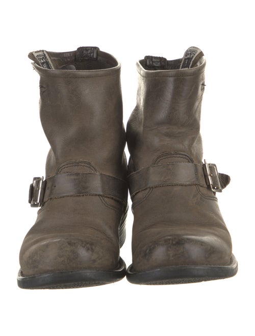 Frye Leather Moto Boots