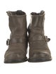 Frye Leather Moto Boots