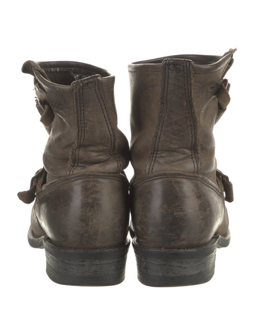 Frye Leather Moto Boots