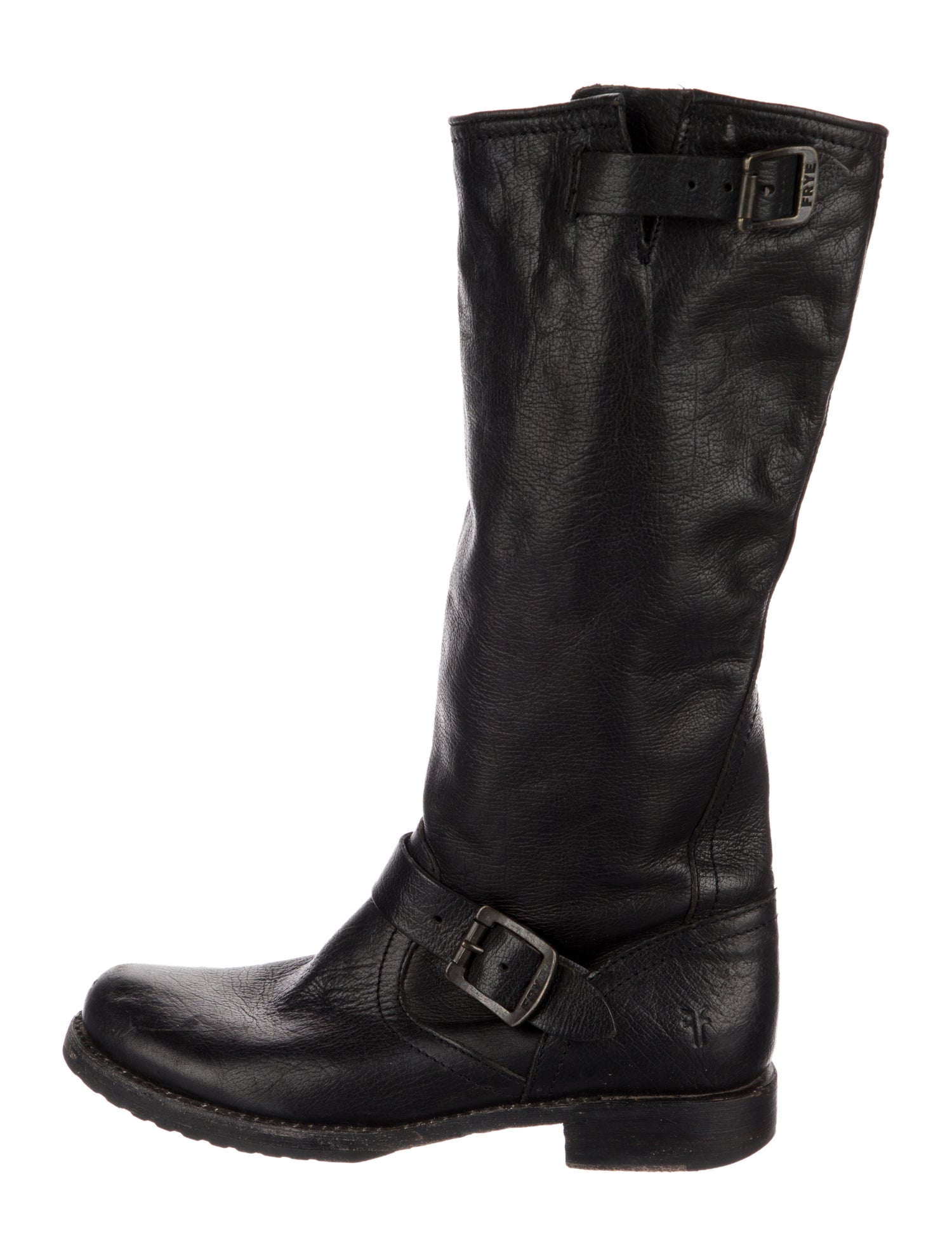 Frye Leather Moto Boots