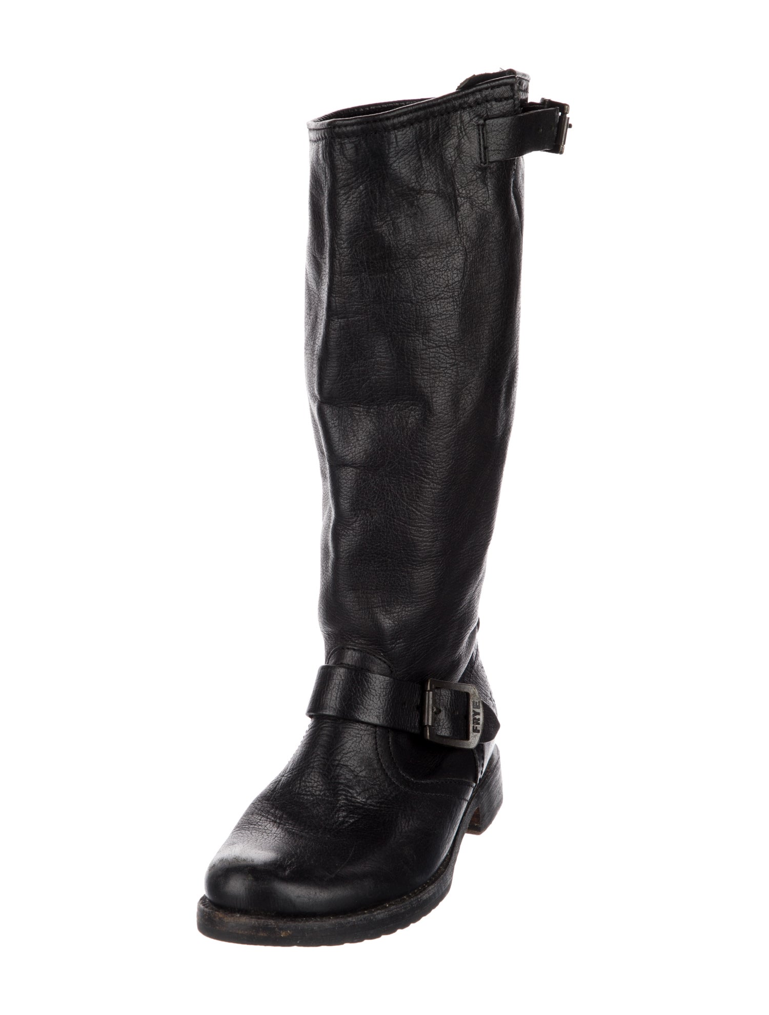Frye Leather Moto Boots