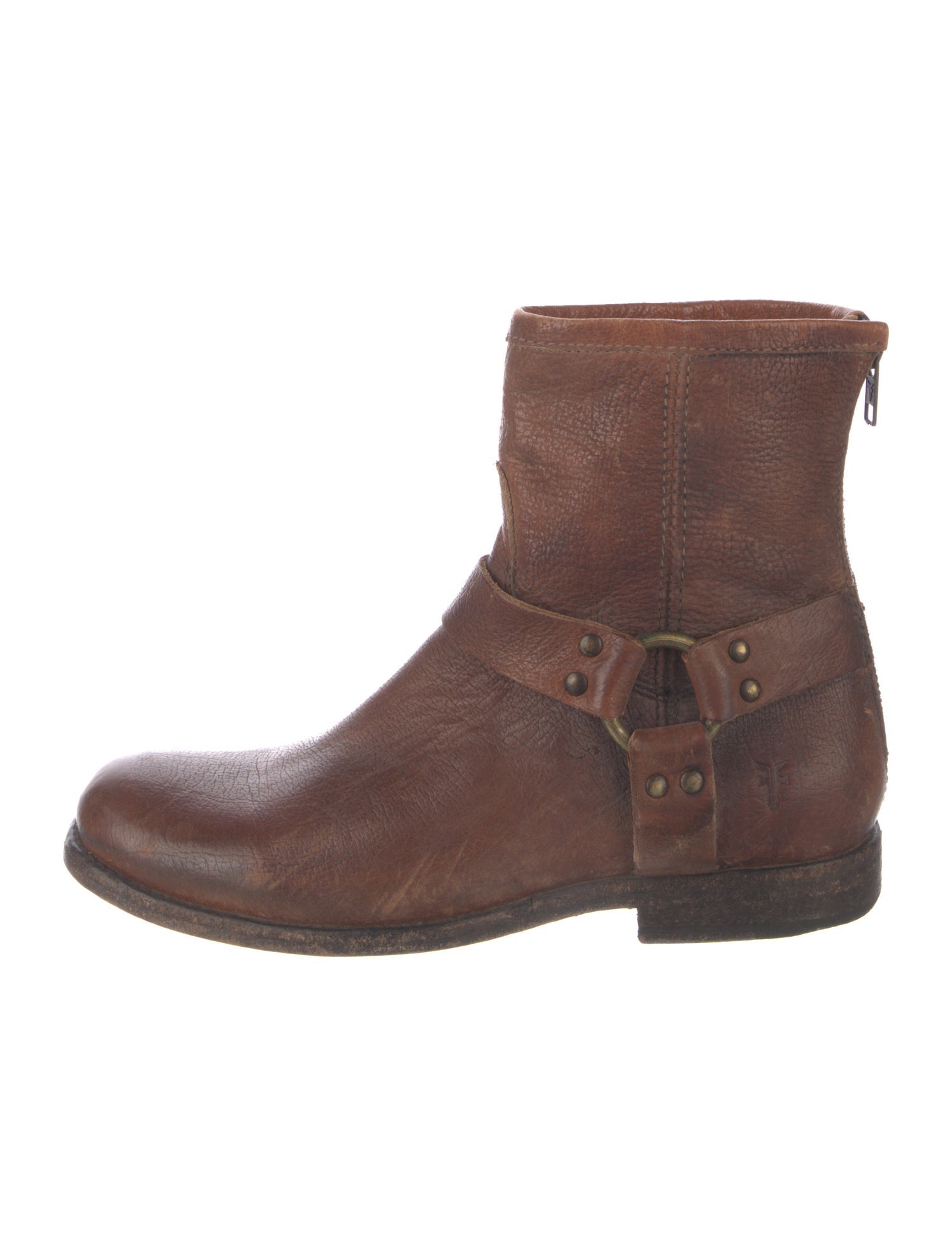 Frye Leather Moto Boots