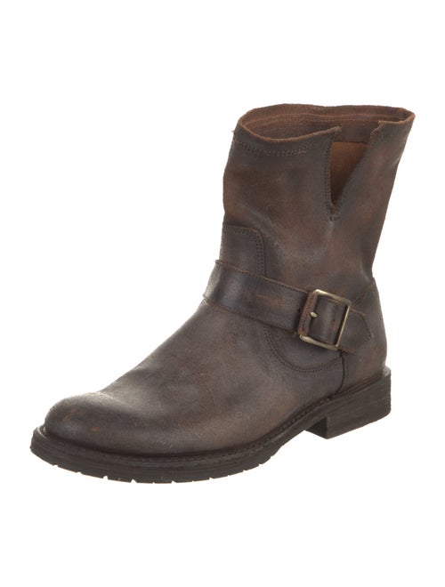Frye Leather Moto Boots