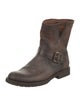 Frye Leather Moto Boots