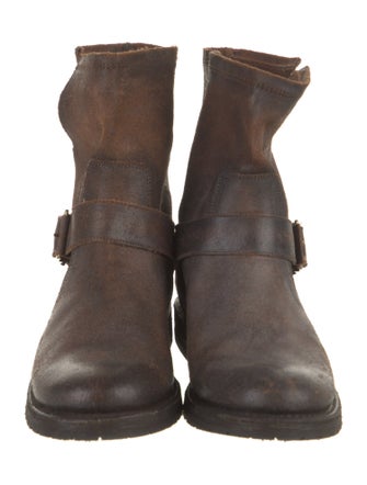 Frye Leather Moto Boots