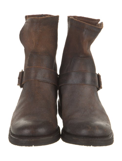 Frye Leather Moto Boots