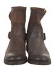 Frye Leather Moto Boots